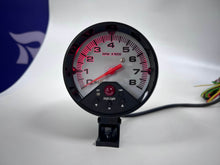 Load image into Gallery viewer, 95mm Gasoline Tachometer 8000RPM Shift Light WHITE