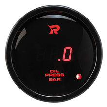 Load image into Gallery viewer, Digital Oil pressure gauge 10 BAR RED LED with warning