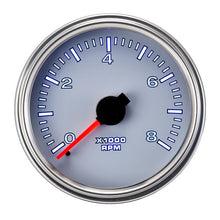 Load image into Gallery viewer, Waterproof Gasoline Tachometer 8000RPM 12-24V WHITE