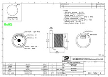 Load image into Gallery viewer, B02-T52V-5 RICO Voltmeter Marine 12Volts 52mm