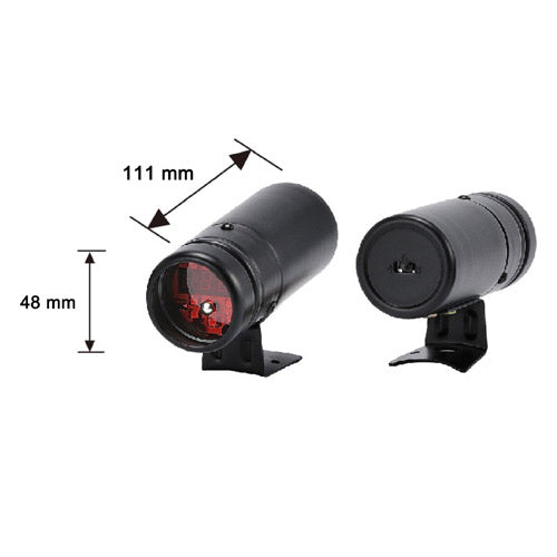 Digital Tachometer RPM shift light black BLUE LED RICO Instrument