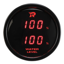 Load image into Gallery viewer, RICO Digital Dual display Water Level gauge RED backlit (0-180 ohms) SENSOR SOLD SEPARATELY