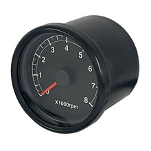 Load image into Gallery viewer, B02-60-04 Tachometer/Rev Counter Universal Motorcycle 8000rpm
