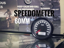 Load and play video in Gallery viewer, B02-60-03 60mm Motorcycle Electrical Speedometer