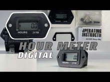 Load and play video in Gallery viewer, B02-H063AD Waterproof LCD AC DC Digital Hour Meter