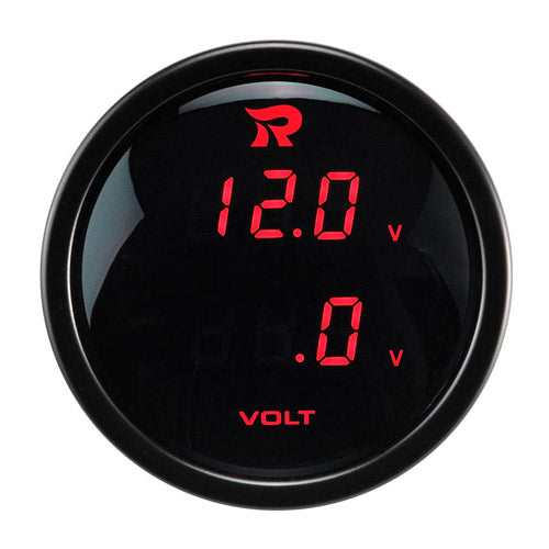 RICO Digital Dual display Voltmeter RED LED