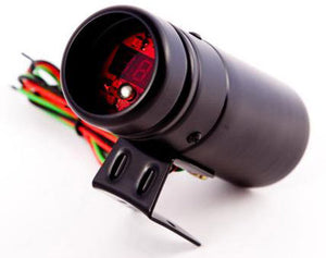 Digital Tachometer RPM shift light black RED LED