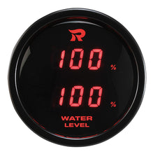 Load image into Gallery viewer, RICO Digital Dual display Water Level gauge RED backlit (0-180 ohms) SENSOR SOLD SEPARATELY
