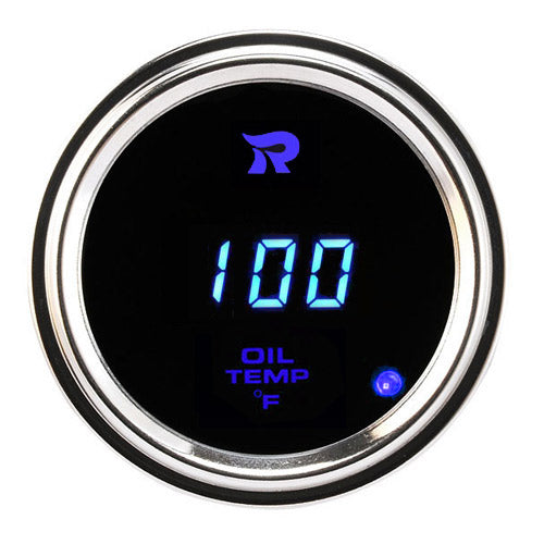 RICO Digital Waterproof Oil temperautre gauge Fahreinheit BLUE LED