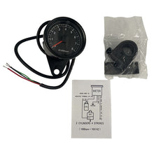 Load image into Gallery viewer, B02-60-04 Tachometer/Rev Counter Universal Motorcycle 8000rpm
