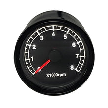 Load image into Gallery viewer, B02-60-04 Tachometer/Rev Counter Universal Motorcycle 8000rpm
