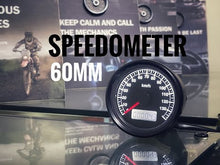Load and play video in Gallery viewer, B02-60-03 60mm Motorcycle Electrical Speedometer

