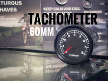 Load and play video in Gallery viewer, B02-60-04 Tachometer/Rev Counter Universal Motorcycle 8000rpm
